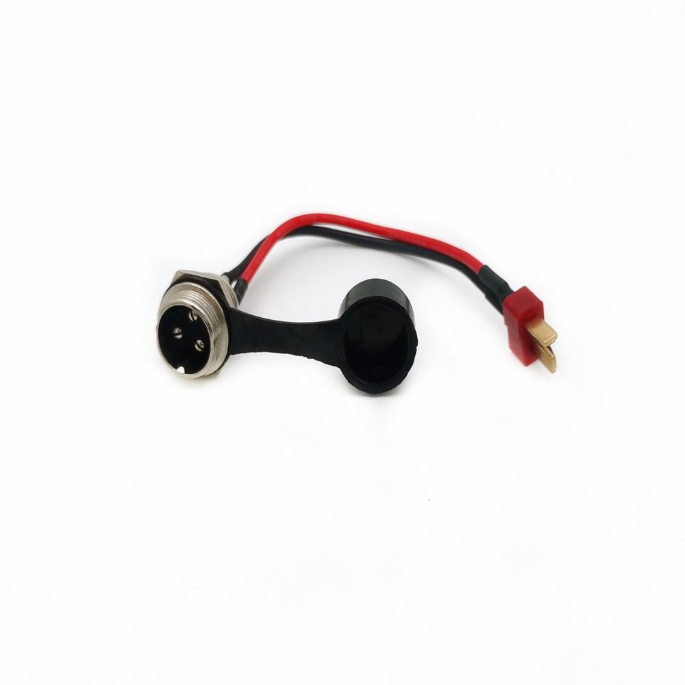 10 inch Scooter Power Charger T-Head Charging Port Plug for KUGOO M4/M4 PRO Speedway MINI4 RUIMA SEALUP Electric Scooter Socket Plug Connecting Accessories