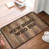 Door Mat Funny Outdoor New Home Who Dis Rug Bathroom Mat Set Doormat Indoor Entrance (Size : 50X80CM) view 1