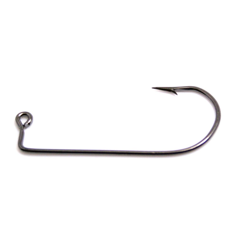 100#8 Eagle Claw 570BP Black Platinum Jig Hooks for Jig Molds