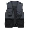 CJQJPNZ Color Matching Vest for Men, Waterproof and Tactical 8829 Khaki XS view 3