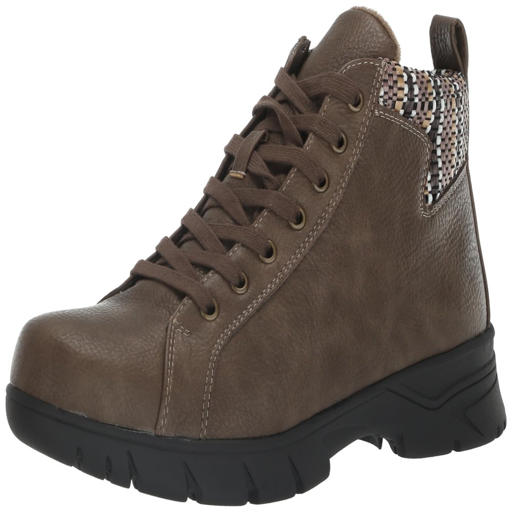 Easy Street Women's Nico Boots, Taupe, 12