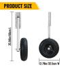Migoda Premium Boat Launching Wheels, 12" Transom Launching Wheel with 600lbs Loading Capacity, Jon Wheels for Inflatable & Aluminum Boats, Quickly Install with 2 PCS Quick Release Pins view 2