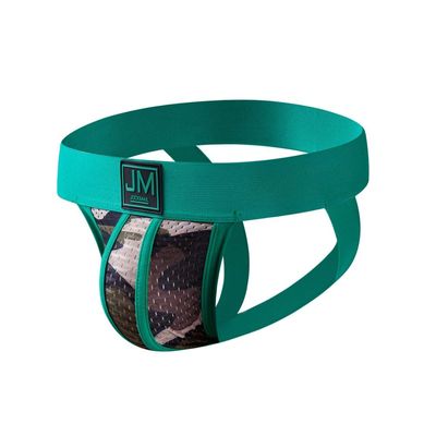 JOCKMAIL Mens Jock Straps Underwear Mens Thongs Wide Belt Mesh Mens Briefs Mens Cotton Underwear (as1, alpha, xx_l, regular, regular, Green)