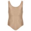 Linjinx Sissy Men's Sleeveless High Cut Thong Bodysuit Leotard Crossdresser One Piece Nightwear Brown Medium view 3