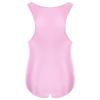 Linjinx Sissy Men's Sleeveless High Cut Thong Bodysuit Leotard Crossdresser One Piece Nightwear Pink B Medium view 4