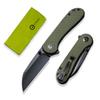 CIVIVI Pocket Knife - Elementum Folding Knife with 2.97'' Nitro-V Wharncliffe Blade G10 Handle, Ideal for Outdoor EDC Gift C18062AF-2 view 1