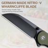 CIVIVI Pocket Knife - Elementum Folding Knife with 2.97'' Nitro-V Wharncliffe Blade G10 Handle, Ideal for Outdoor EDC Gift C18062AF-2 view 2