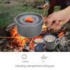 Natudeco AOTU 8pcs Cookware Set Portable Travel Outdoor Cooking Set Lightweight Camping Hiking Cookware Set Durable Picnic Bowl Pot Pan Set view 3