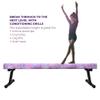 Peakpath 8FT Adjustable&Foldable Gymnastics Balance Beam,Home Gym Equipment,Easy Assembling and Storage,No Tool Require,for Kids Children Girls Training (PINKGLITER, 8FT) view 4