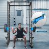 ULTRA FUEGO Power Cage, Multi-Functional Power Rack with J-Hooks, Dip Handles, Landmine Attachment and Optional Cable Pulley System for Home Gym (Power Cage Only) view 3