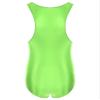 Linjinx Sissy Men's Sleeveless High Cut Thong Bodysuit Leotard Crossdresser One Piece Nightwear Green X-Large view 4