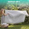 Giant Huge Thin Boho Throw Blanket Turkish Beach Blanket Towel Jumbo Extra Large XL XXL Big Oversized Outdoor Picnic Accessories Airplane Travel Essentials Camping Gears Must Haves Yard Yoga Mat Grey view 4