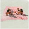 Giant Huge Thin Boho Throw Blanket Turkish Beach Blanket Towel Jumbo Extra Large Xl XXl Big Oversized Outdoor Picnic Accessories Airplane Travel Essentials Camping Gears Must Haves Yard Yoga Mat Coral view 1
