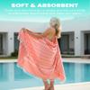 Giant Huge Thin Boho Throw Blanket Turkish Beach Blanket Towel Jumbo Extra Large Xl XXl Big Oversized Outdoor Picnic Accessories Airplane Travel Essentials Camping Gears Must Haves Yard Yoga Mat Coral view 4