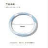FUERU Car Steering Wheel Cover Set Car Steering Wheel Cover Breathable Fiber Linen Ultra-Thin Comfortable Cute Car Interior (Color : 4#) view 2