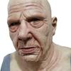 Kapihi Halloween Mask Realistic Old Man Mask Creepy Human Latex Mask,Scary Wrinkle Halloween Cosplay Costume Mask Party Props (J) view 3
