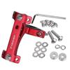 Bike Bottle Cage Adapter Aluminum Alloy Double Headed Bicycle Bottle Cage Extender High Hardness Adjustable Bottle Mount Seat Post Water Bottle Holder with Installation Tool for MTB Road Bike