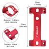 Bike Bottle Cage Adapter Aluminum Alloy Double Headed Bicycle Bottle Cage Extender High Hardness Adjustable Bottle Mount Seat Post Water Bottle Holder with Installation Tool for MTB Road Bike view 2