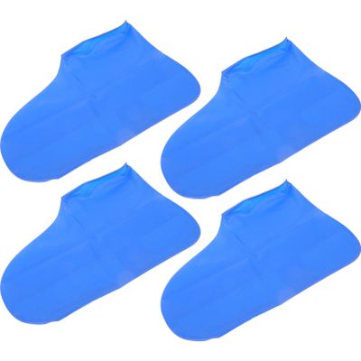SUPVOX Cycling Shoes Protector 2 Pack Waterproof and Non Slip Boot Covers Safety Cover Shoes for Outdoor Use