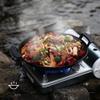 Camping Cookware Pot, Non-Stick Lightweight Pot Aluminum Alloy Outdoor Cooking Pot Hanging Pot Heating Evenly Hot Pot for Camping, Backpacking,Outdoor Cooking and Picnic (Hanging pot) view 4