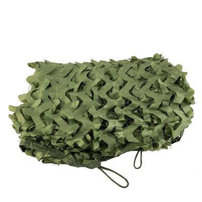 WOLWES Camouflage Netting Camo Netting Roll Shade Netting Camouflage Tarpaulin for Garden, Kids Den, Decoration, Photography, Hunting, Privacy, Fence (Color : Green-b, Size : 1.5x7m(4.9x23ft))