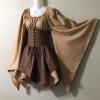 Halloween Witch Dress Gothic Pirate Costume Vintage Halloween Dresses Medieval Renaissance Dress Costume Ren Faire Fairy Dress Cosplay Victorian Vintage Retro Gown Regency Dresses 1900S view 2