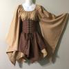 Halloween Witch Dress Gothic Pirate Costume Vintage Halloween Dresses Medieval Renaissance Dress Costume Ren Faire Fairy Dress Cosplay Victorian Vintage Retro Gown Regency Dresses 1900S view 3