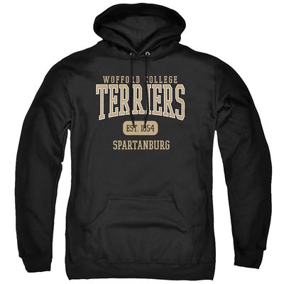 Wofford College Official Est. Date Unisex Adult Pull-Over Hoodie, Black, 2X-Large