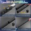 ANASABER Light Saber, Dueling Light Saber, RGB 12 Color Light Sabers with 4 Sound Fonts,Metal Hilt,FX Light Sabers 31inch for Kids Adults,Halloween Cosplay,Birthday Gift,1 Pack,S8 view 4