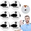 Frienda 6 Pack Golf Stroke Counter Clicker, Mini Score Counter, One-Touch Reset Clip for Gloves, Belt & Golf Bag, Counts up to 12 Strokes(White)