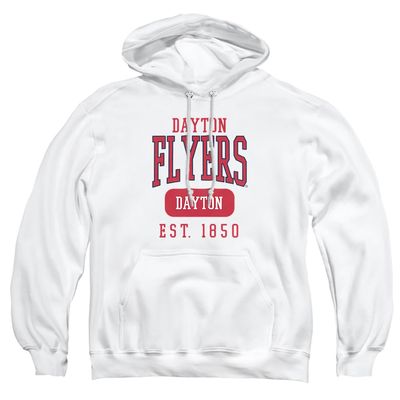 University of Dayton Official Founded Date Unisex Adult Pull-Over Hoodie, White, Medium