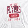 University of Dayton Official Founded Date Unisex Adult Pull-Over Hoodie, White, Medium view 2