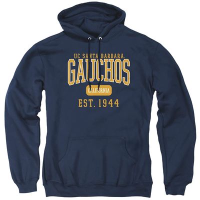 University of California, Santa Barbara Official Est. Date Unisex Adult Pull-Over Hoodie, Navy, 2X-Large