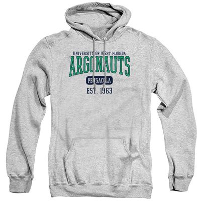 University of West Florida Official Est. Date Unisex Adult Pull-Over Hoodie, Athletic Heather, Small
