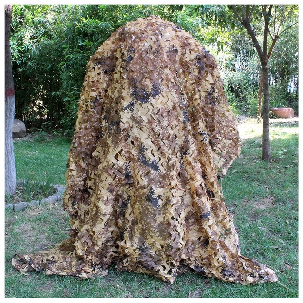 AITAF Camouflage Netting Woodland Army Training Camo Netting for Hunting Camping Car Cover and Outdoor Army Sunshade Mesh Garden Party Tent Patio Shade Outdoor Sun Canopy Nets (Size : 1m x 6m)