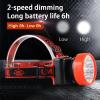 JUJINGYANG LED Strong Rechargeable Home Outdoor Diving Headlight (981) view 3