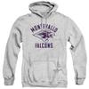 University of Montevallo Official One Color Logo Unisex Adult Pull-Over Hoodie, Athletic Heather, 2X-Large view 1