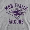 University of Montevallo Official One Color Logo Unisex Adult Pull-Over Hoodie, Athletic Heather, 2X-Large view 2