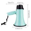 SAAKO Portable Bullhorn Megaphones Portable with Adjustable Volume Control Bullhorn Speaker, Foldable Handle Referee Handheld Megaphone Trumpet Lightweight view 2