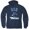 University of San Diego Official One Color Logo Unisex Adult Pull-Over Hoodie, Navy, 2X-Large view 1
