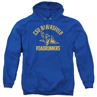 California State University, Bakersfield Official One Color Logo Unisex Adult Pull-Over Hoodie, Royal Blue, 2X-Large