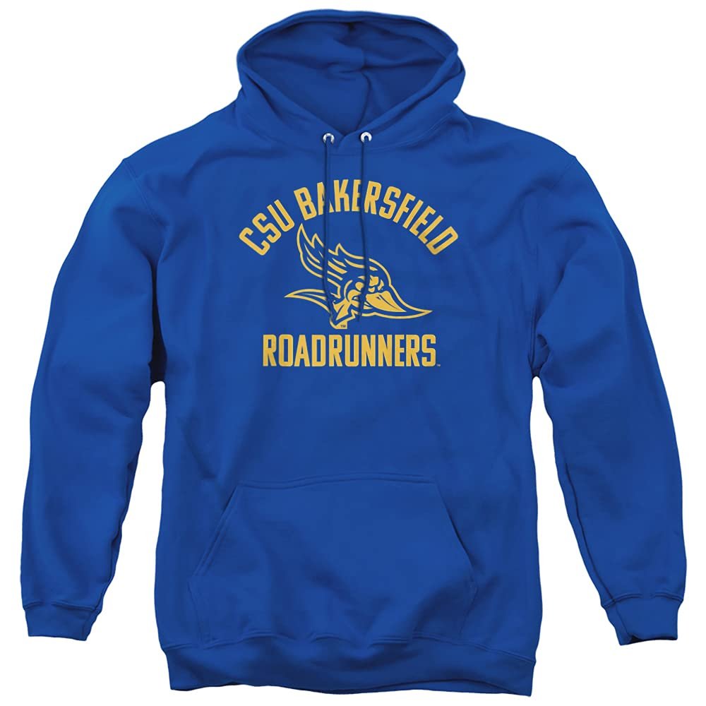California State University, Bakersfield Official One Color Logo Unisex Adult Pull-Over Hoodie, Royal Blue, 2X-Large