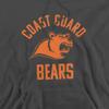 Coast Guard Academy Official One Color Logo Unisex Adult Pull-Over Hoodie, Charcoal, Medium view 2