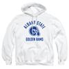 Albany State University Official One Color Logo Unisex Adult Pull-Over Hoodie, White, 2X-Large view 1