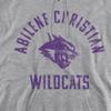 Abilene Christian University Official One Color Logo Unisex Adult Pull-Over Hoodie, Athletic Heather, 2X-Large view 2