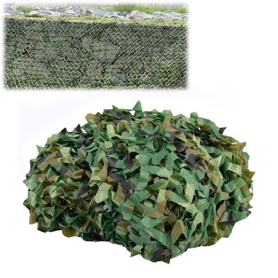 WOLWES Military Netting Camo Netting Mesh Camouflage Netting Camo Tarp with Rope Net and Loop for Hunting, Photography, Camping, Privacy, Garden, Sunshade (Color : Jungle, Size : 7x7m(22.9x22.9ft))