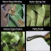 WOLWES Military Netting Camo Netting Mesh Camouflage Netting Camo Tarp with Rope Net and Loop for Hunting, Photography, Camping, Privacy, Garden, Sunshade (Color : Jungle, Size : 7x7m(22.9x22.9ft)) view 3