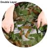 WOLWES Military Netting Camo Netting Mesh Camouflage Netting Camo Tarp with Rope Net and Loop for Hunting, Photography, Camping, Privacy, Garden, Sunshade (Color : Jungle, Size : 7x7m(22.9x22.9ft)) view 4