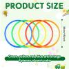 Deekin 80 Pcs Agility Rings Speed and Agility Training Rings Multicolored Exercise Speed Ring Circle Jumping Hoops for Training Toss Equipment, 15" view 2