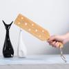 HILAZA Bamboo Wood Paddle, 13.3 Inch Wooden Paddle with Airflow Holes view 3